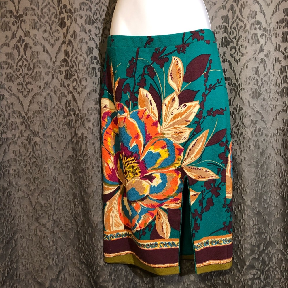 Maeve Anthropologie Blue Skirt Summer Wear